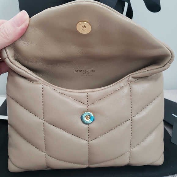 Saint Laurent Puffer Small Pouch bag, BNIB - Picture 9 of 15